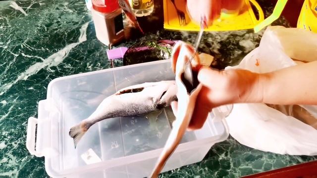 Супер быстрый рецепт "Дорадо" на мангале