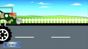 Собираем военный монстр трак  Мультики про машинки