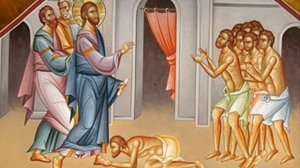 Прот  Андрей Ткачев  Исцеление десяти прокаженных 2007г