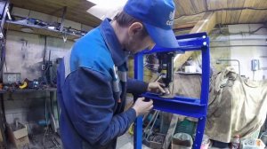 Самодельный пресс из домкрата для гаража