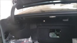 Обшивка полки в багажнике Камри 70 - Автотехцентр Camry Tuning