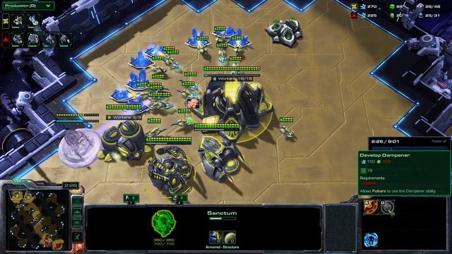 StarCraft II - New Opener! Keiron Build order guide: Scion Custom Races смотреть онлайн