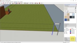 Планировка участка в SketchUp.