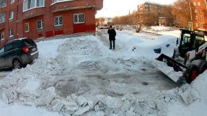 Предновогодний заказ уборка снега мини погрузчик Lonking 307
