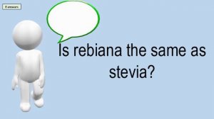 Is Rebiana The Same As Stevia?