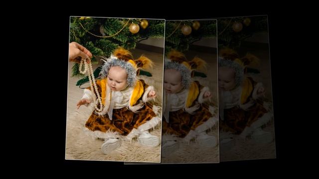 "Маленький бельченок" (Ляля в костюме белочки под ёлкой) смотреть онлайн