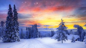 ЗИМНЕЕ НАСТРОЕНИЕ! До слез красивая мелодия! Одна из самых красивых,волшебных зимних мелодий