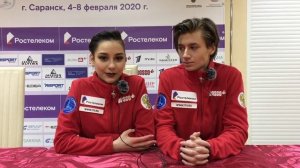 Елизавета Шанаева - Девид Нарижный. РТ. Первенство России. Саранск. 2020