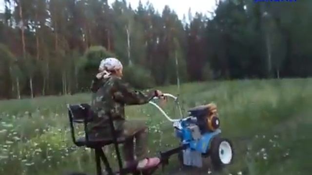 ИСПЫТЫВАЕМ АДАПТЕР ДЛЯ МОТОБЛОКА. МОТОБЛОК НЕВА! смотреть онлайн