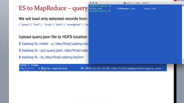 12.6 ElasticSearch Training - Upload DSL Query file to HDFS