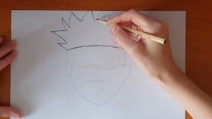 Легко рисовать | как нарисовать Сатору Годзё поэтапно