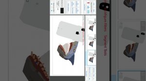 Shark puppet on stick nodes