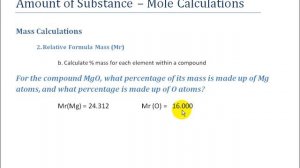 2. Relative Formula Mass (Mr)