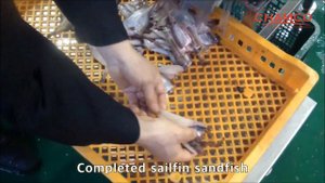 Филетировочная машина для мелкой рыбы анчоус, мойва, килька, хамса, иваси и пр. Модель CHFK-1 Корея