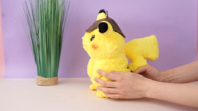 Мягкая игрушка Пикачу в кепке смотреть онлайн