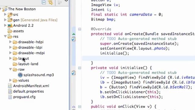Android Developing Applications Tutorial 42 Using BitmapFactory and InputStream to set Bitmap