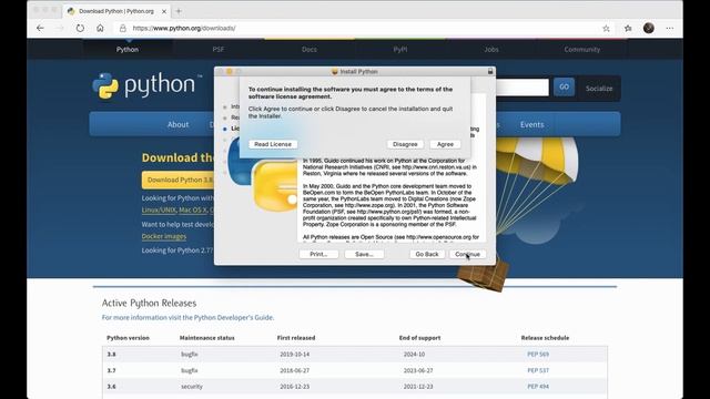 How to install Python Mac OS X