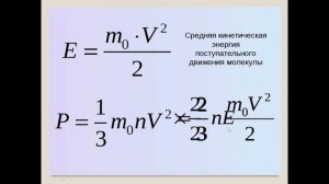 Основное уравнение МКТ идеального газа