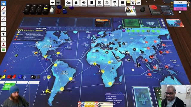 Canje Plays Pandemic Legacy Season 1 CoOp - TTS - Part 1 смотреть онлайн