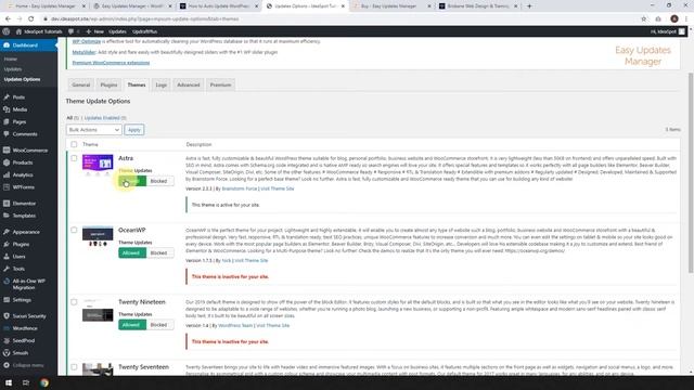 Easy Updates Manager Tutorial - WordPress Plugin Setup смотреть онлайн