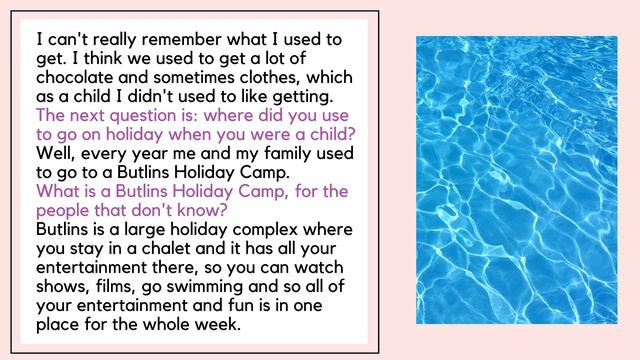 Real English Conversation Using USED TO Verb Form - Intermediate English Listening Practice B1/B2