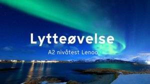 Lytteøvelse A2