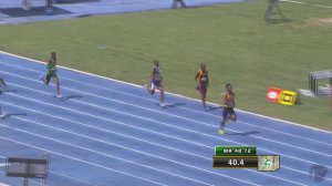 Devante Heywood (Munro) takes victory in the Class 3 boys 400m in 50.22 Champs 2017