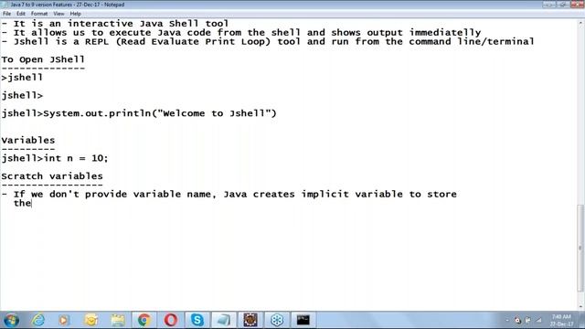 Core Java Tutorial for Beginners  | Session - 21 | Java 7 | Java 8 | Java 9 Version Features