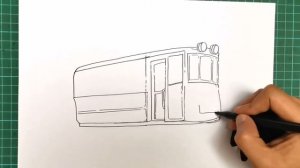 How to Draw a Tram Step by Step