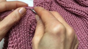 ЧАСТЬ 2. Кардиган. Реглан сверху. Полуанглийская резинка по кругу.Raglan.Cardigan.Brioche stitch.