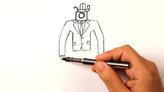 Как нарисовать Большой Учёный Камерамен