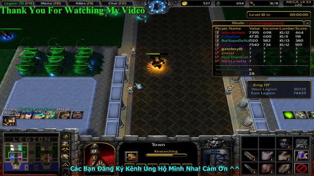 Warcraft III : Legion TD Mega 4.53 OZ3 x 20 (Fix Gold) #130 смотреть онлайн