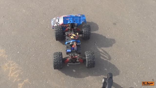 Замер максимальной скорости монстра Team Magic E6 Trooper II смотреть онлайн