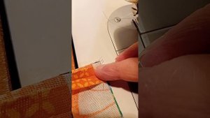 Пошив✂️ квадратной прихватки с прямой бейкой, оформление углов