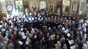 Хор в кадре. Стихиры "Земле Русская"