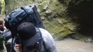 Экстрималный поход в горах Чечни из Терхи через ущелье в Моц1арха