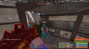 Соло против трио на бедварсе в Rust/Раст