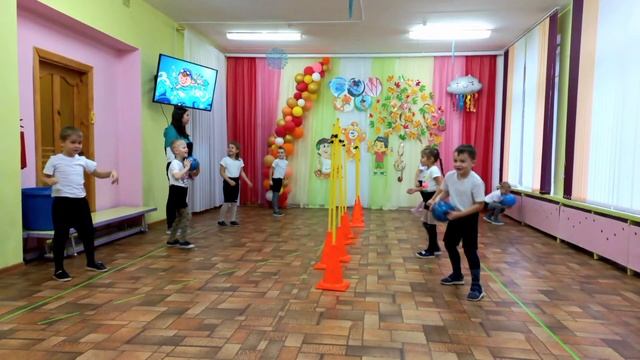 Физкультурное занятие в старшей группе смотреть онлайн