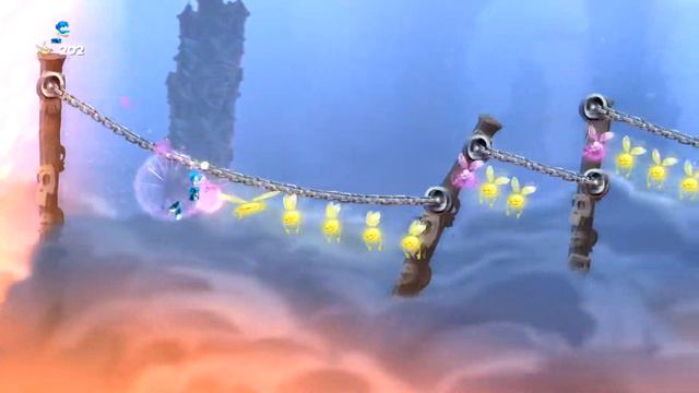 Rayman Legends - Grannies World Tour 8-Bit (музыкальный уровень) смотреть онлайн