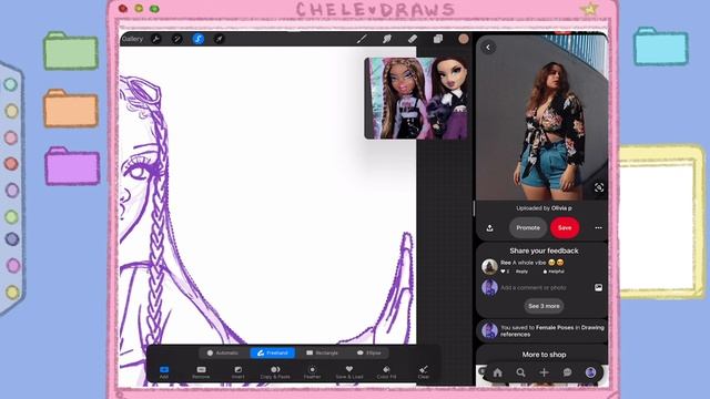 ? Drawing The Bratz Dolls  Yasmin  Procreate Speedpaint