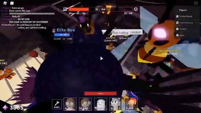 Big enemies, Small players. (Tower heroes) (ROBLOX) смотреть онлайн