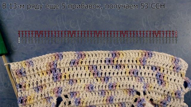 ♦ Сиреневое платье-реглан крючком для куклы Paola Reina • ellej