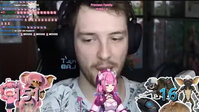 Ironmouse react to connor mouse montage
