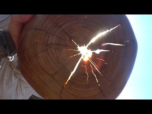 Что можно сделать из треснувших спилов дерева. смотреть онлайн