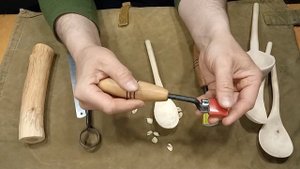 Мои ложкорезы и выборки для вырезания деревянных ложек.