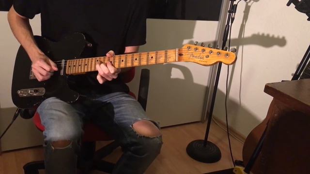 Fender Custom Telecaster MJT Body Lollar Special T Black Relic смотреть онлайн