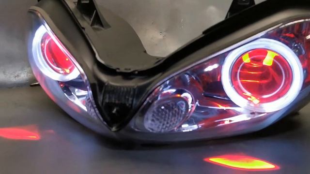 Przeróbka lamp motocyklowych