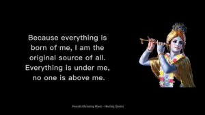 Lord Shri Krishna's teachings | Bhagavad Gita wisdom | Flute Meditation