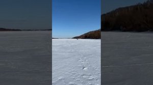 Аэролодка из пнд на рыхлом снегу