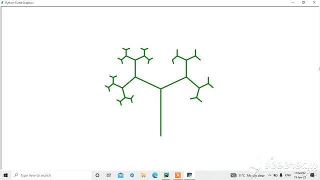 Tree Design Using Python Turtle ? ||Graphics Design|| #python #turtle #design #coding #pythonturtle